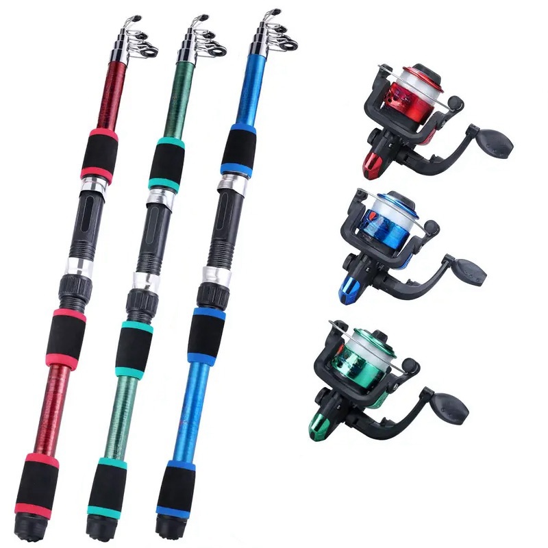 Fishing Equipment Online - مجموعة أدوات صيد خشبية كاملة مع