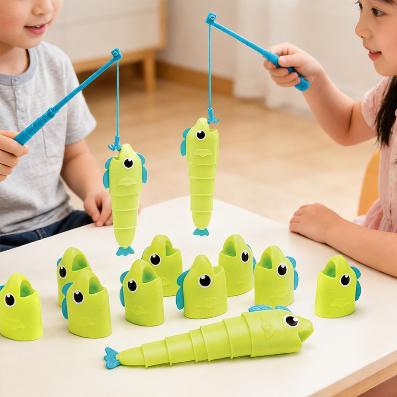 Fishing Equipment Kids - مجموعة ألعاب صيد الأسماك التلسكوبية من