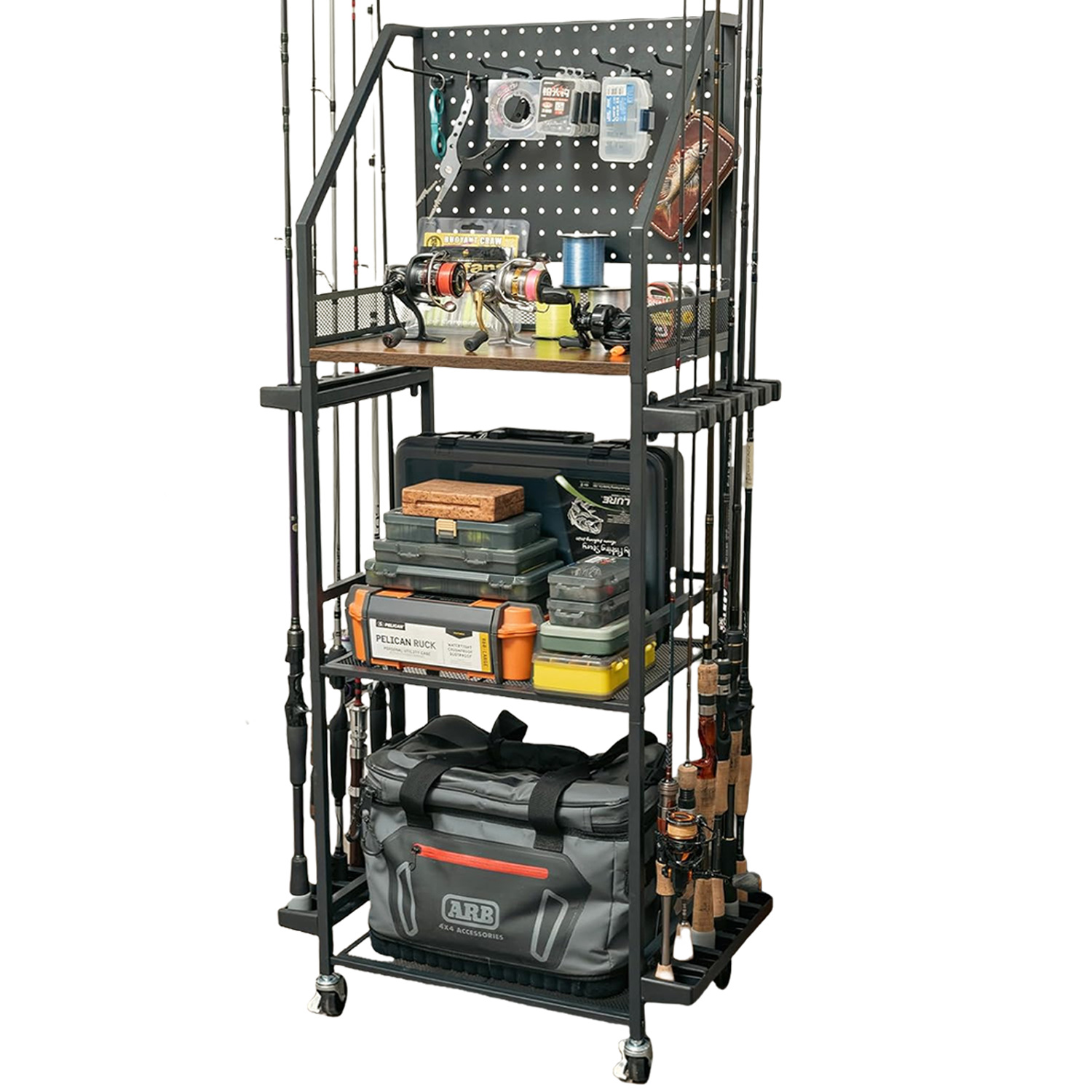 Fishing Equipment Holder - حاملات قصبات صيد متعددة الوظائف بثلاث
