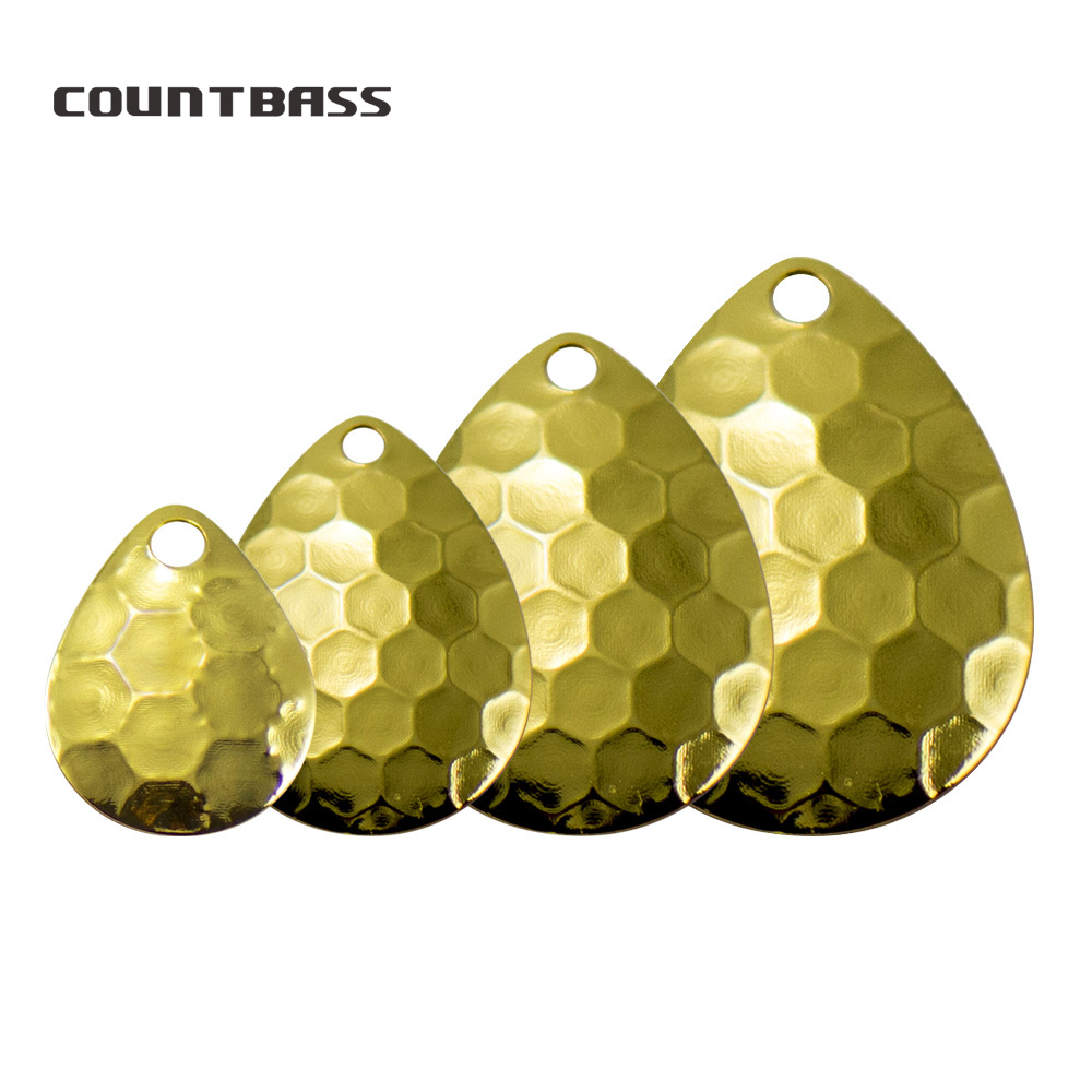 Quality Fishing Equipment - Countbass 50 قطعة حجم 2-5 الذهب