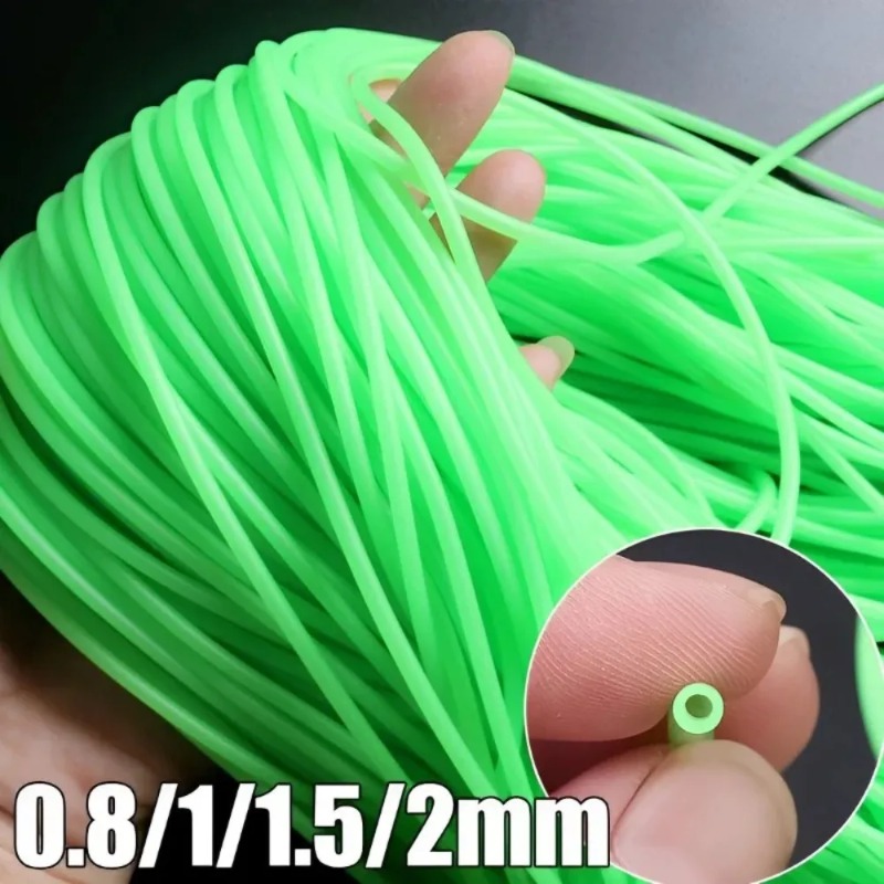 Night Float Fishing - 0.8/1/1.2/1.5/2 مللي متر خرطوم صيد مضيئة