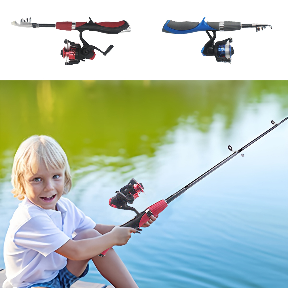 Fishing Equipment Online - قضبان الصيد تلسكوبية للأطفال ، مجموعة