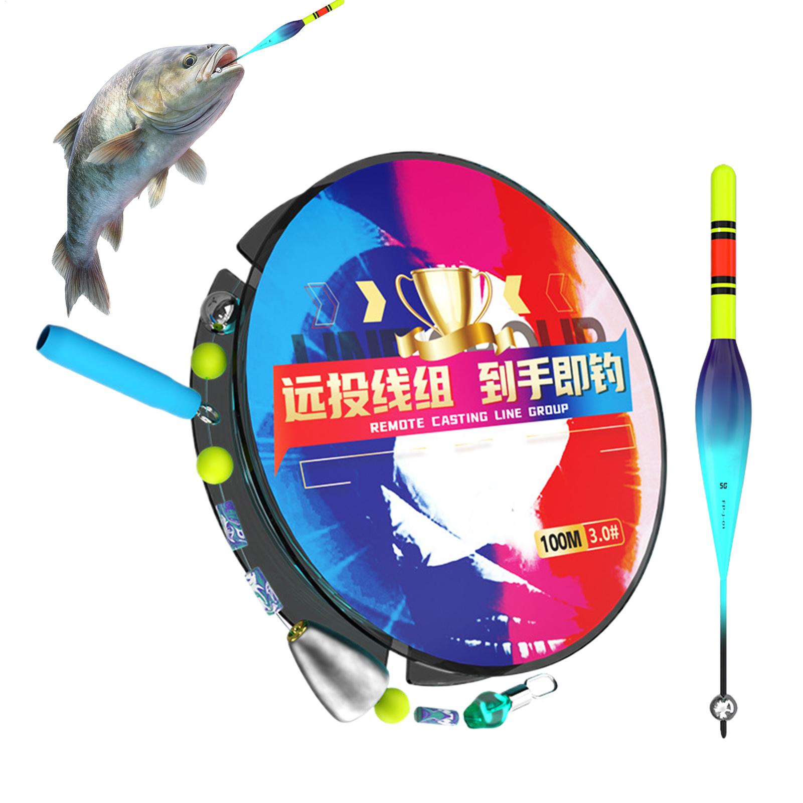 طقم خط صيد السمك بطول 100 متر  - مراجعة Fishing Bobber Float وسعره