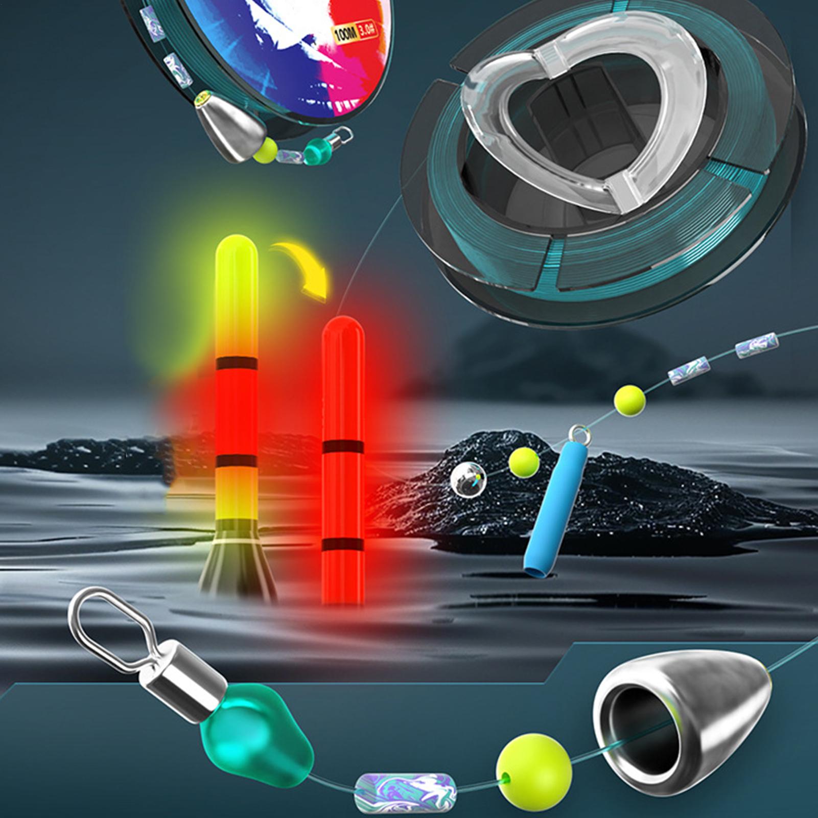 طقم خط صيد السمك بطول 100 متر  - مراجعة Fishing Bobber Float وسعره