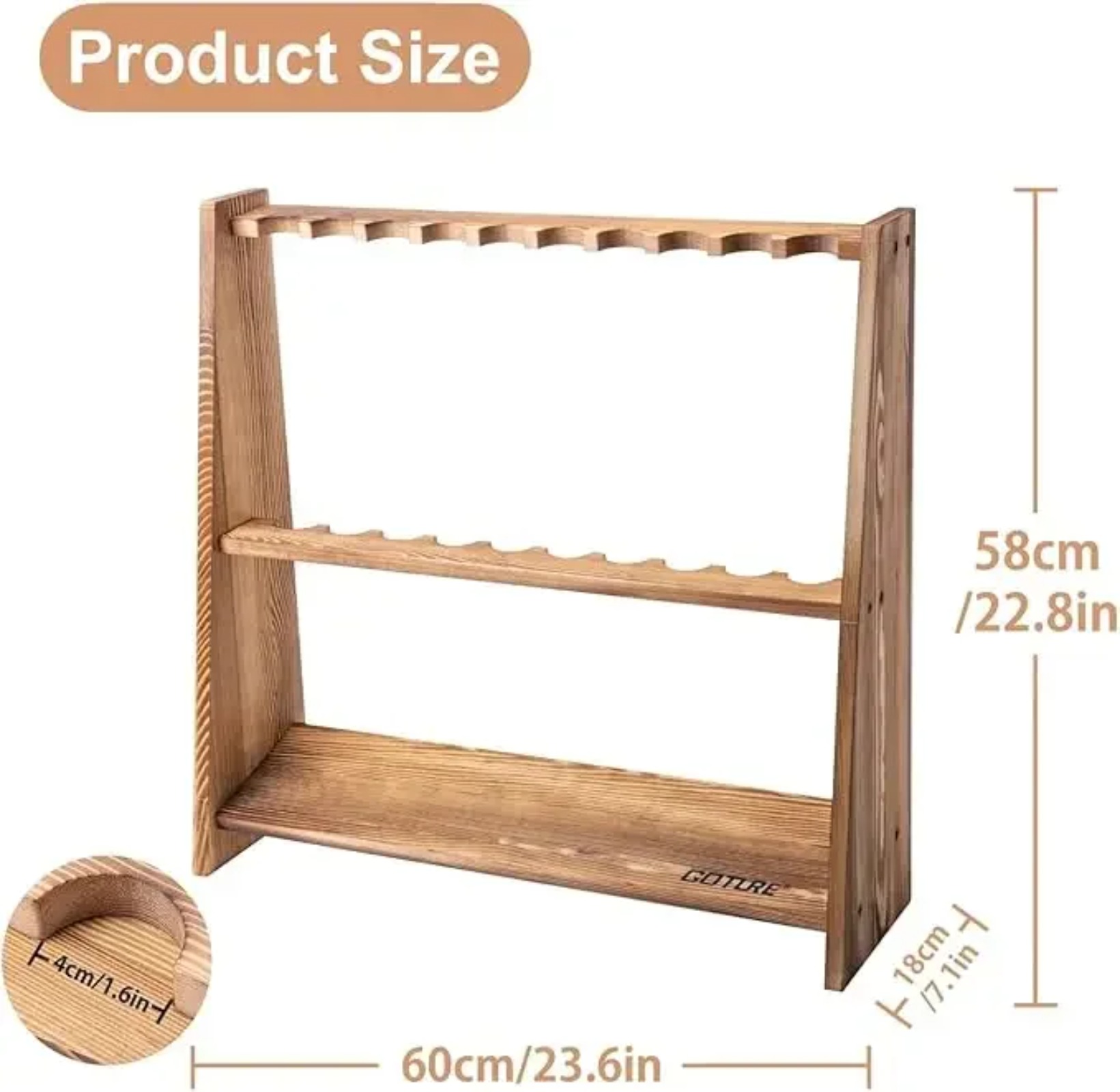 حامل قصبات صيد السمك من خشب ال - مراجعة Fishing Equipment Holder وسعره