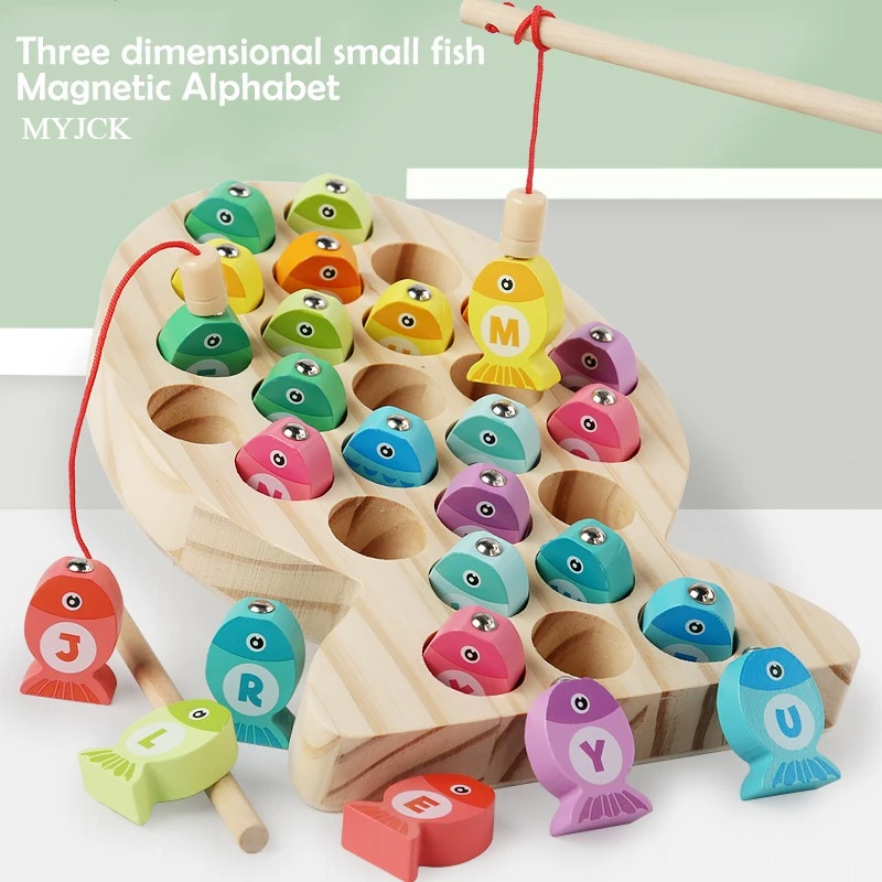لعبة صيد خشبية للأطفال، هدايا  - مراجعة Fishing Equipment Kids وسعره