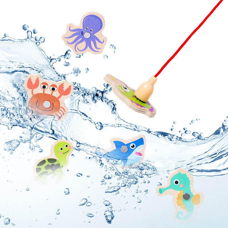 ألعاب صيد السمك الخشبية المغنا - مراجعة Fishing Equipment Kids وسعره