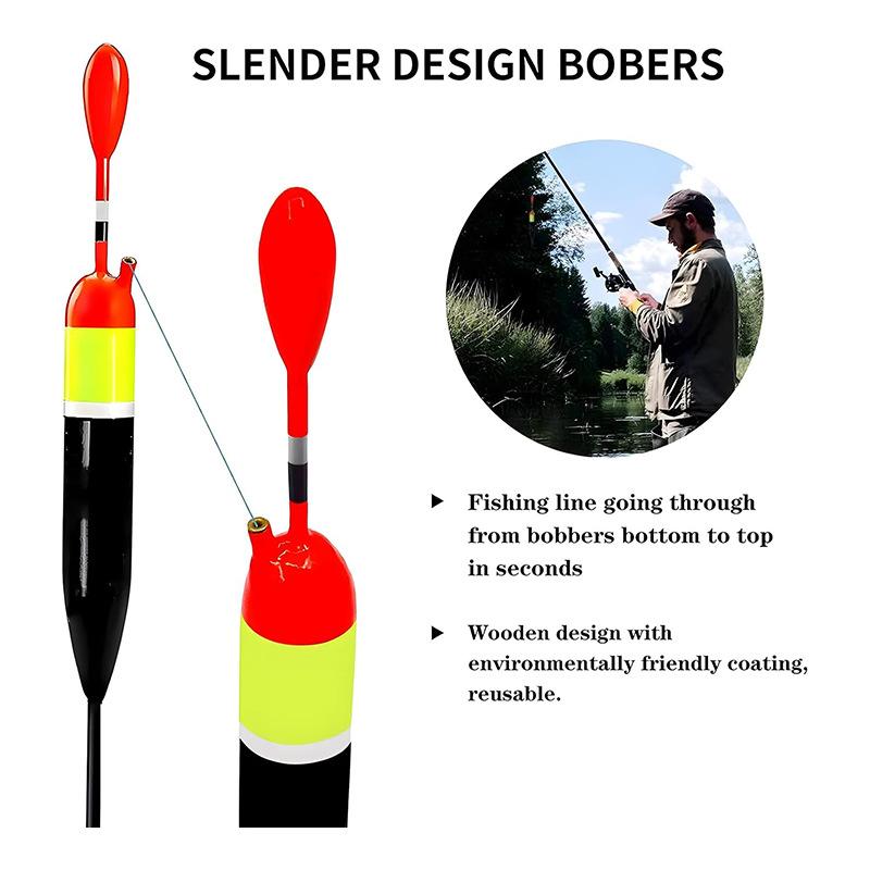 عوامات صيد خشبية فاخرة من خشب  - مراجعة Fishing Bobber Float وسعره