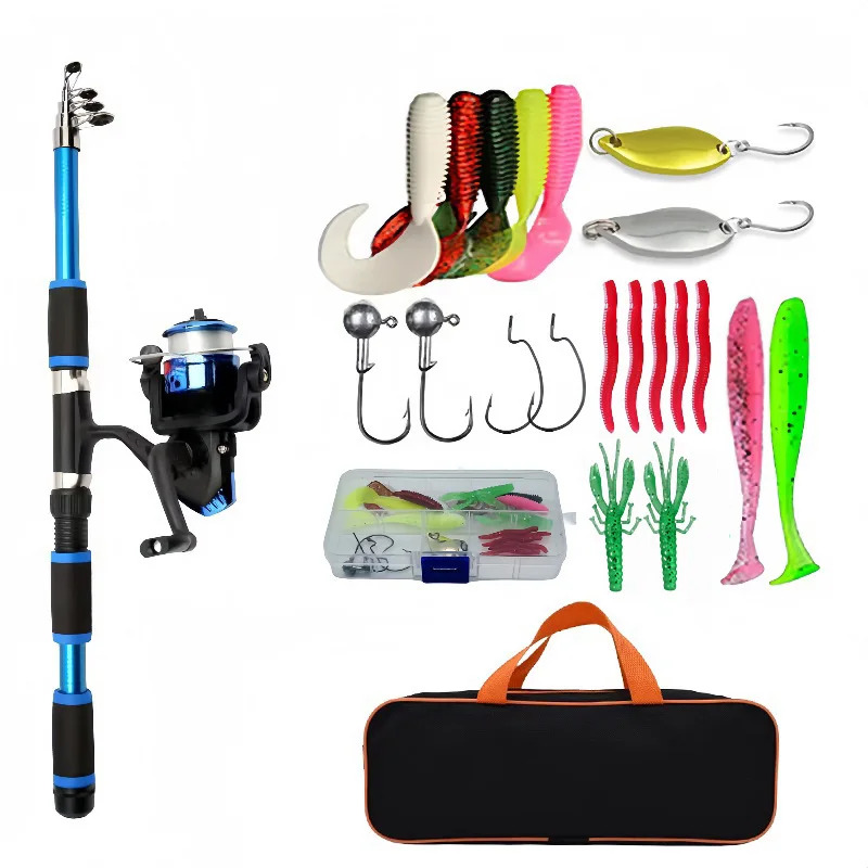 مجموعة قصبة صيد خشبية مجموعات  - مراجعة Fishing Equipment Online وسعره