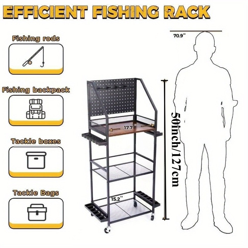 حاملات قصبات الصيد للجراج، حام - مراجعة Fishing Equipment Holder وسعره