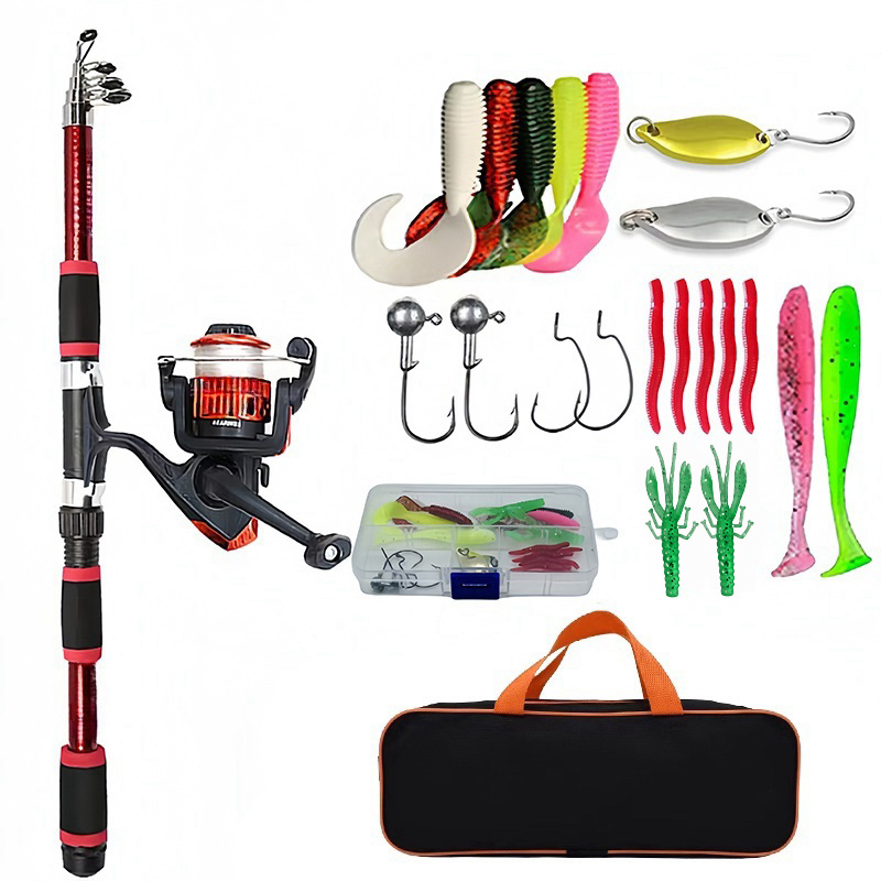 مجموعة أدوات صيد خشبية كاملة م - مراجعة Fishing Equipment Online وسعره