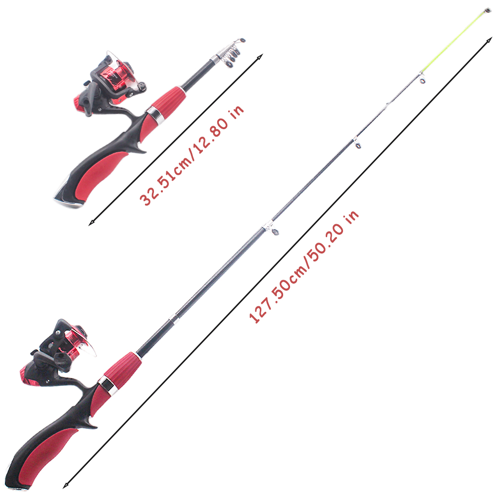 قضبان الصيد تلسكوبية للأطفال ، - مراجعة Fishing Equipment Kids وسعره