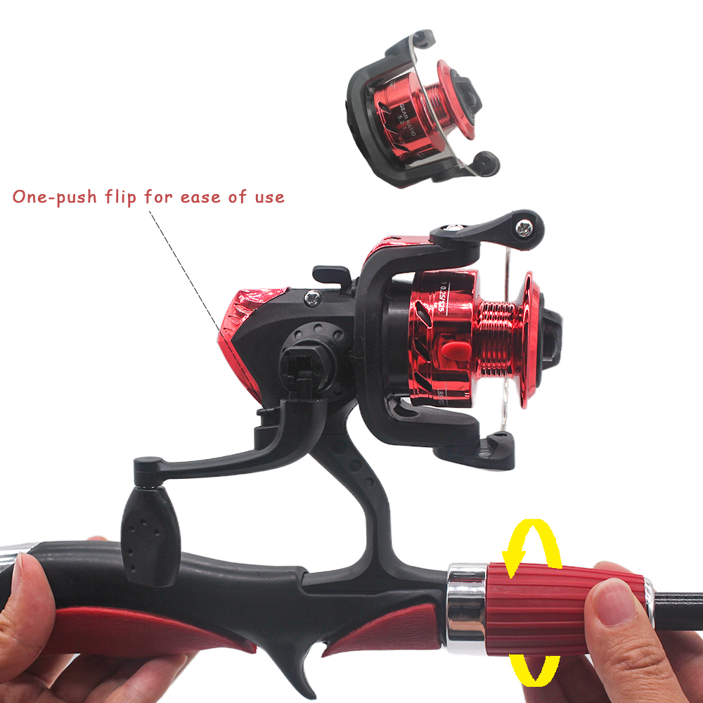 قضبان الصيد تلسكوبية للأطفال ، - مراجعة Fishing Equipment Kids وسعره