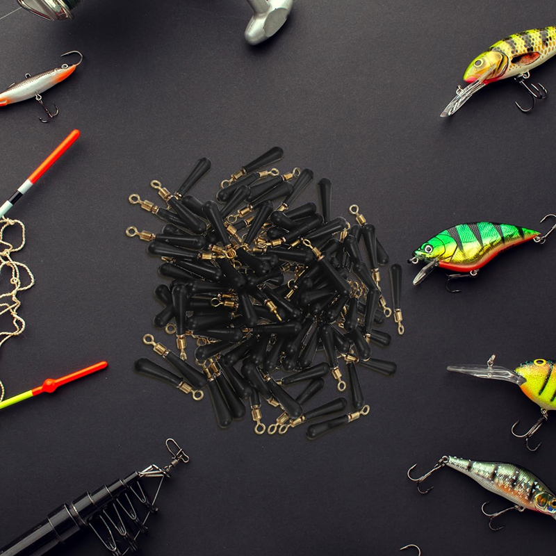 حامل عوامة معدني دوار مطاطي مض - مراجعة Fishing Bobber Float وسعره